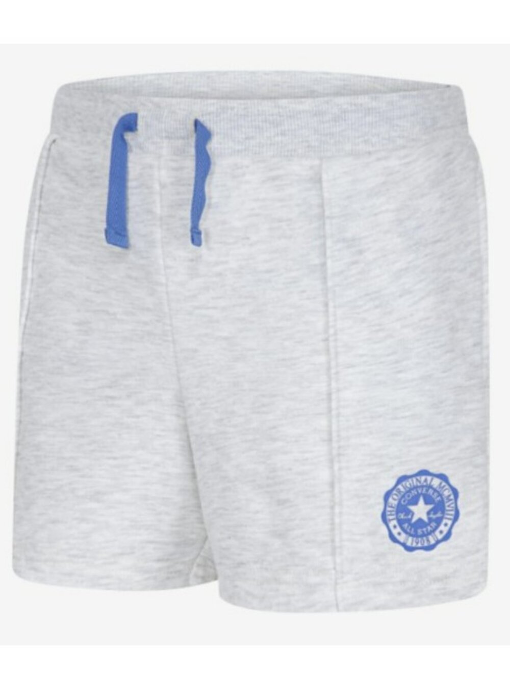 NWT. CONVERSE Original Girls Gray/Blue Logo Shorts